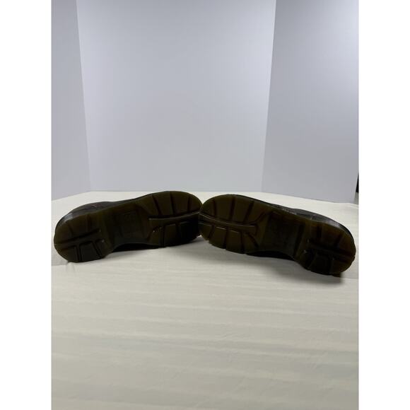 Y2K Dr Martens Chunky Oxford Shoes Brown Leather KEANIWomens Size US 9 UK 7 NEW - Picture 6 of 10